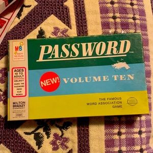 Vintage Password Game Never Played